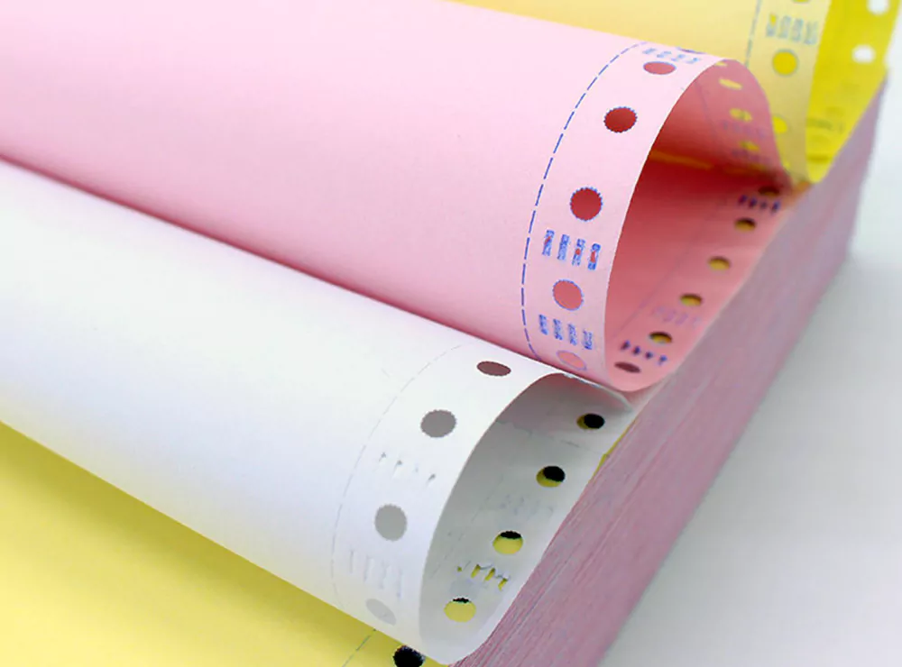 Colored 2-part Laser Paper - Collated, Multi-part Invoice Paper